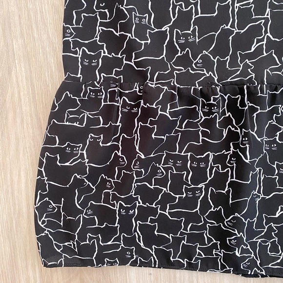 RW&CO Cat Pattern Blouse - Picture 4 of 6